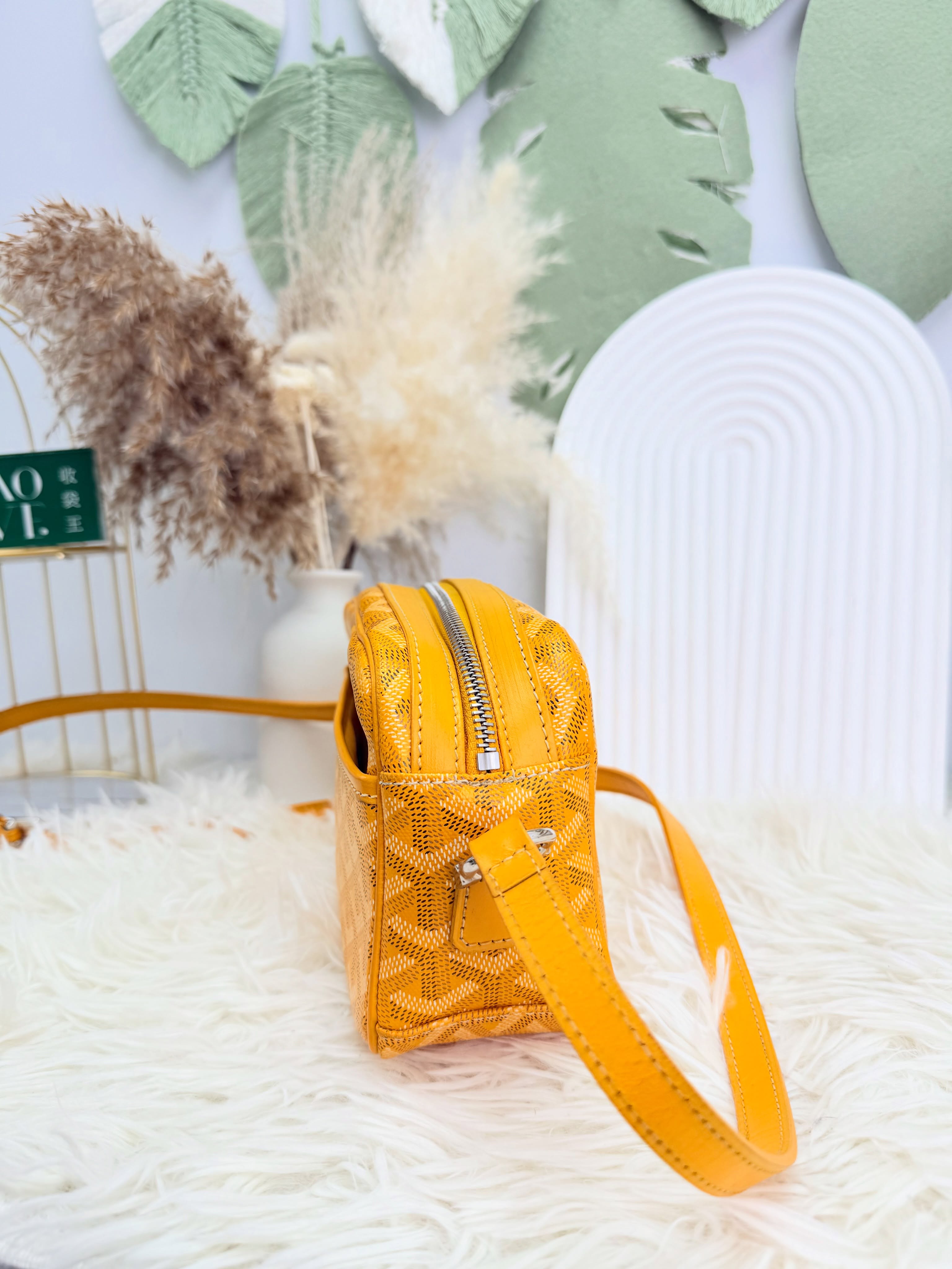 Goyard👜 PRE OWNED 🛍️黃色相機包🧡💛