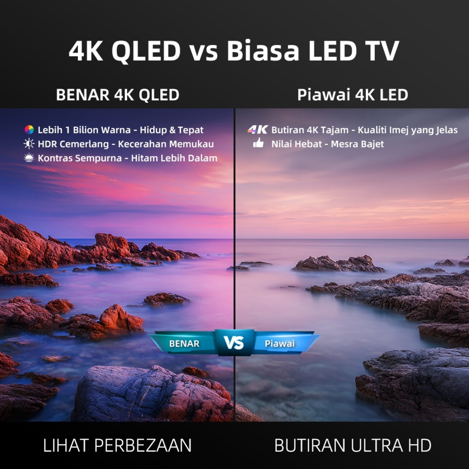 CHiQ U55QM9 55 Inch 4K QLED Google TV