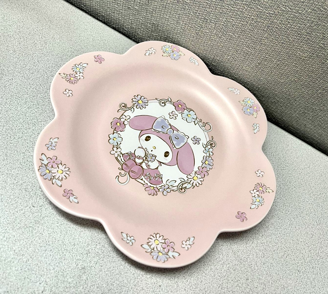 🌐Global Sanrio 限定 Melody 花花造型 陶瓷碟