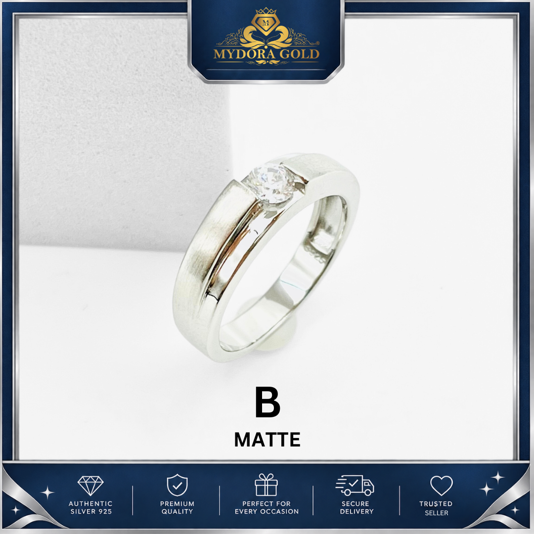 MYDORA 925 Silver Ring - Cincin Forever Line Collection