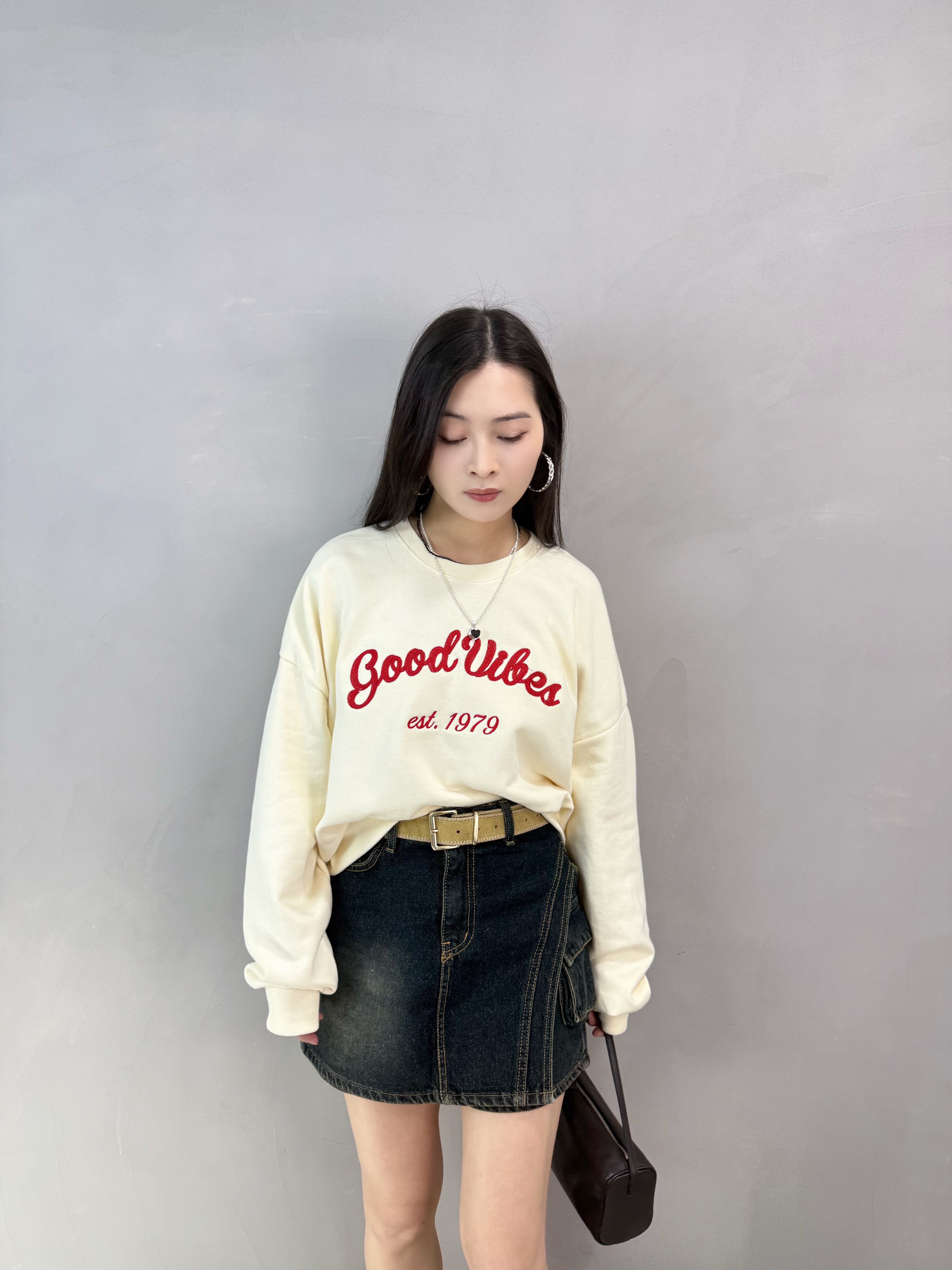 E60 刺繡Good 衛衣