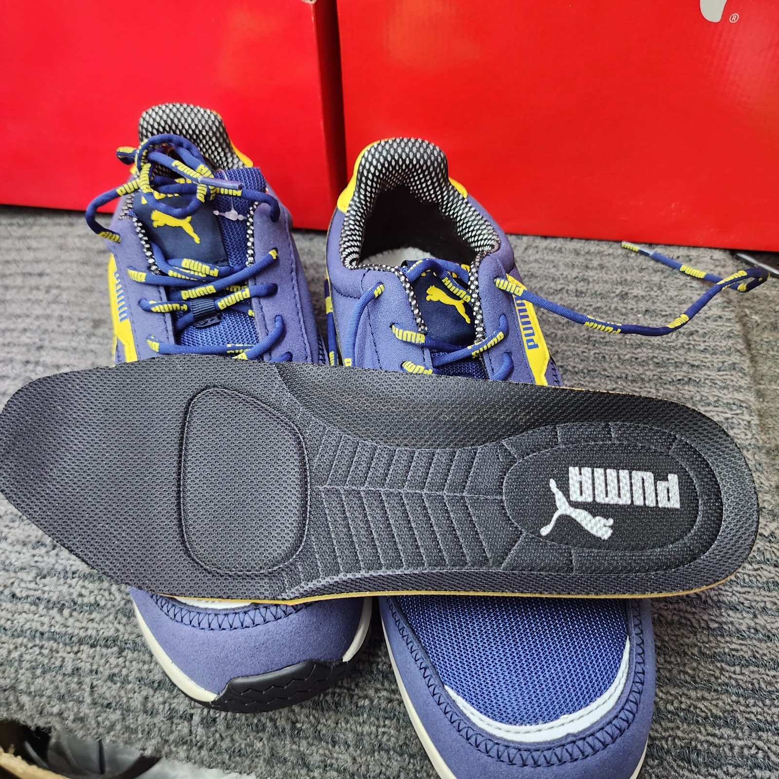 PUMA Safety 64.471.0 Rider Blue Low Cut Electrical Hazard EH Lace 644710 