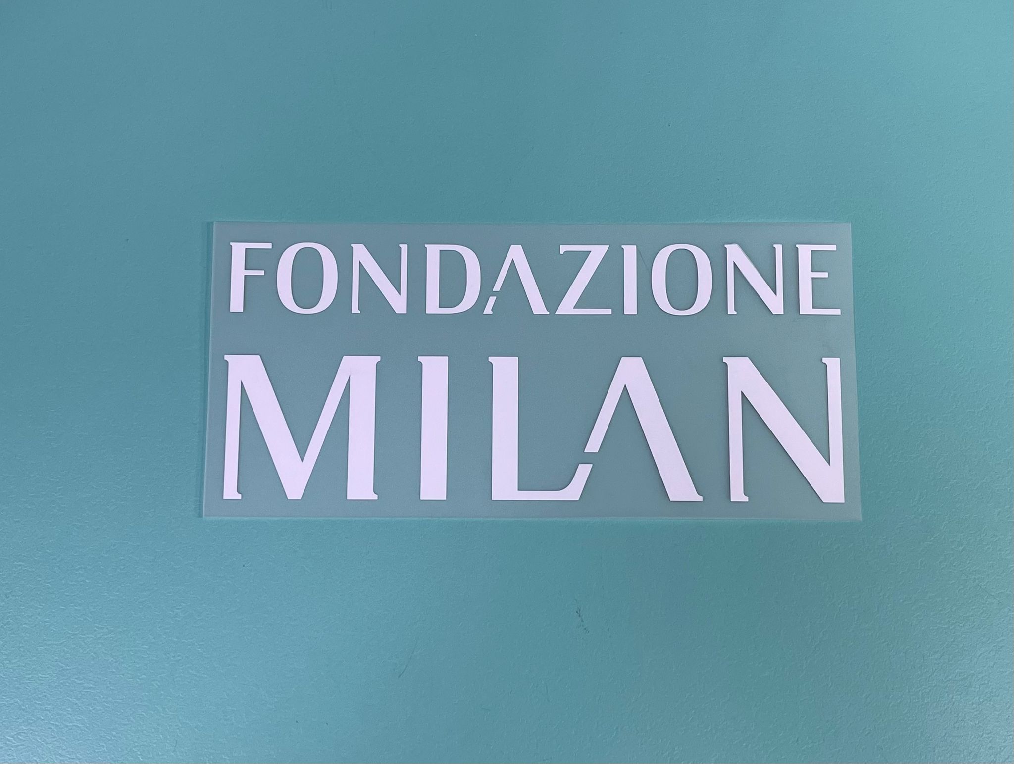 2022-23 AC Milan Home UCL Back Sponsor " Milan Foundation "