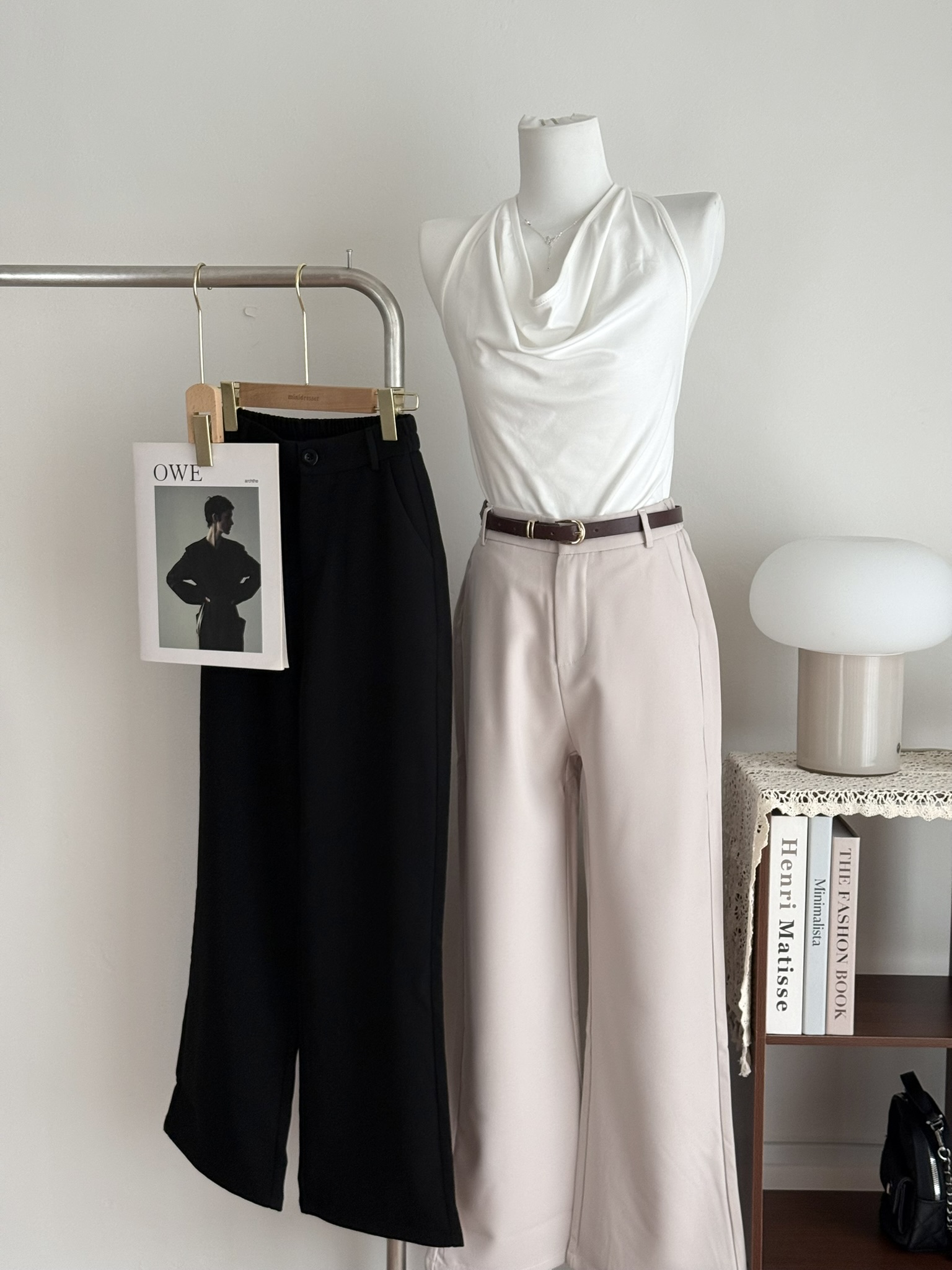 Joice Suit Pants | Black