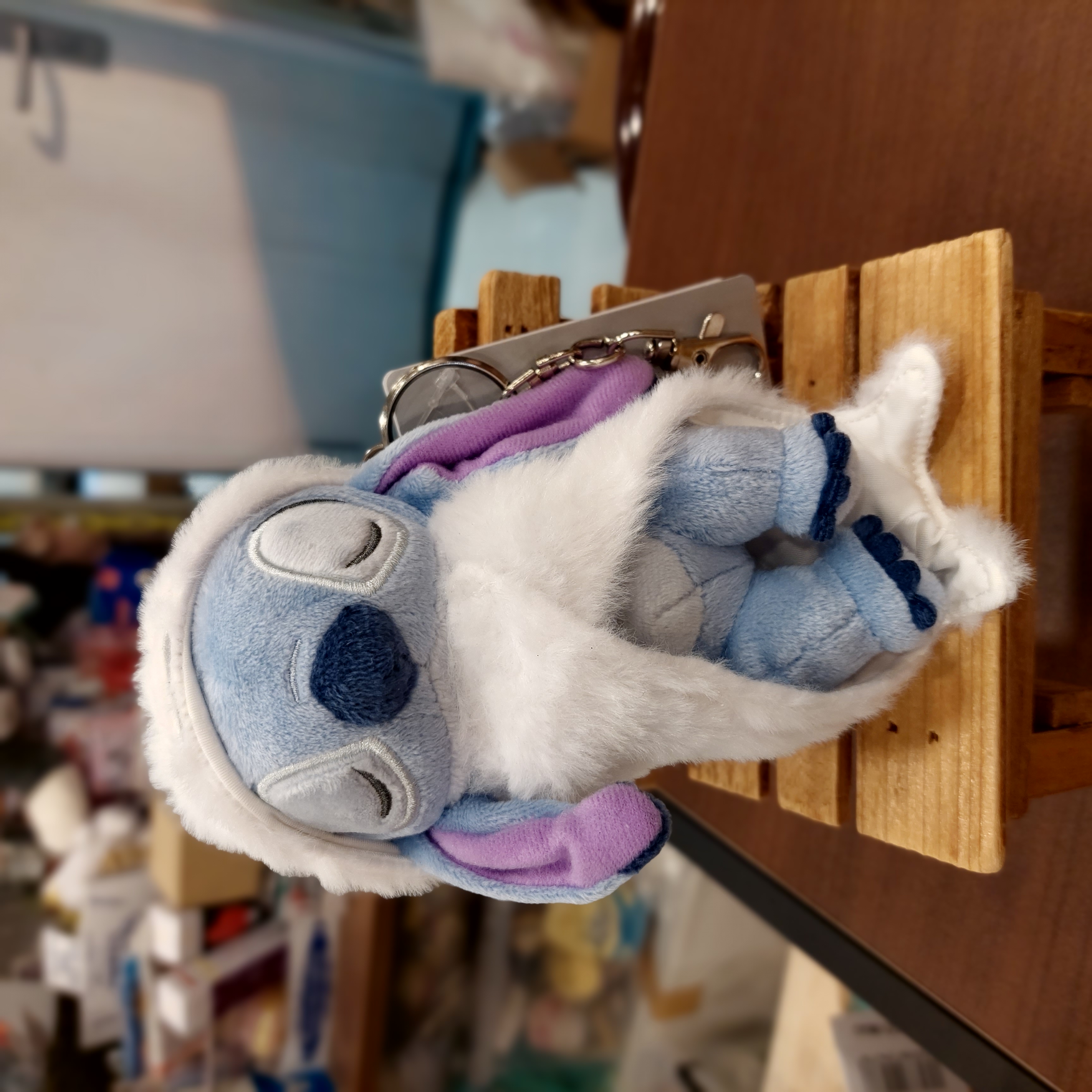 原裝日本 廸士尼 Stitch Pajama Style 史廸仔吊飾 掛件 Key chain