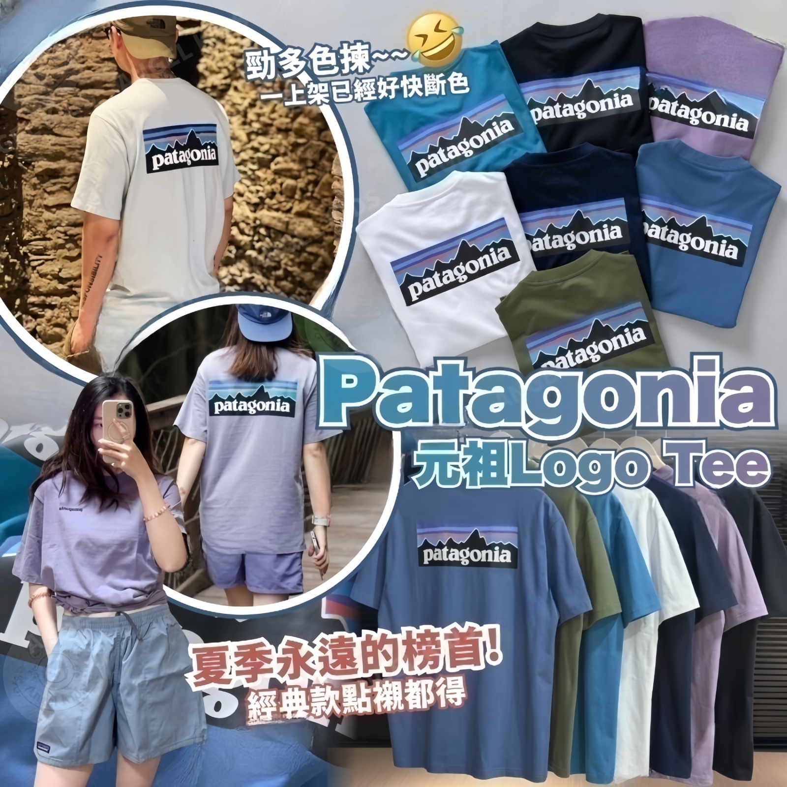 👕Patagonia 元祖 Logo Tee 
