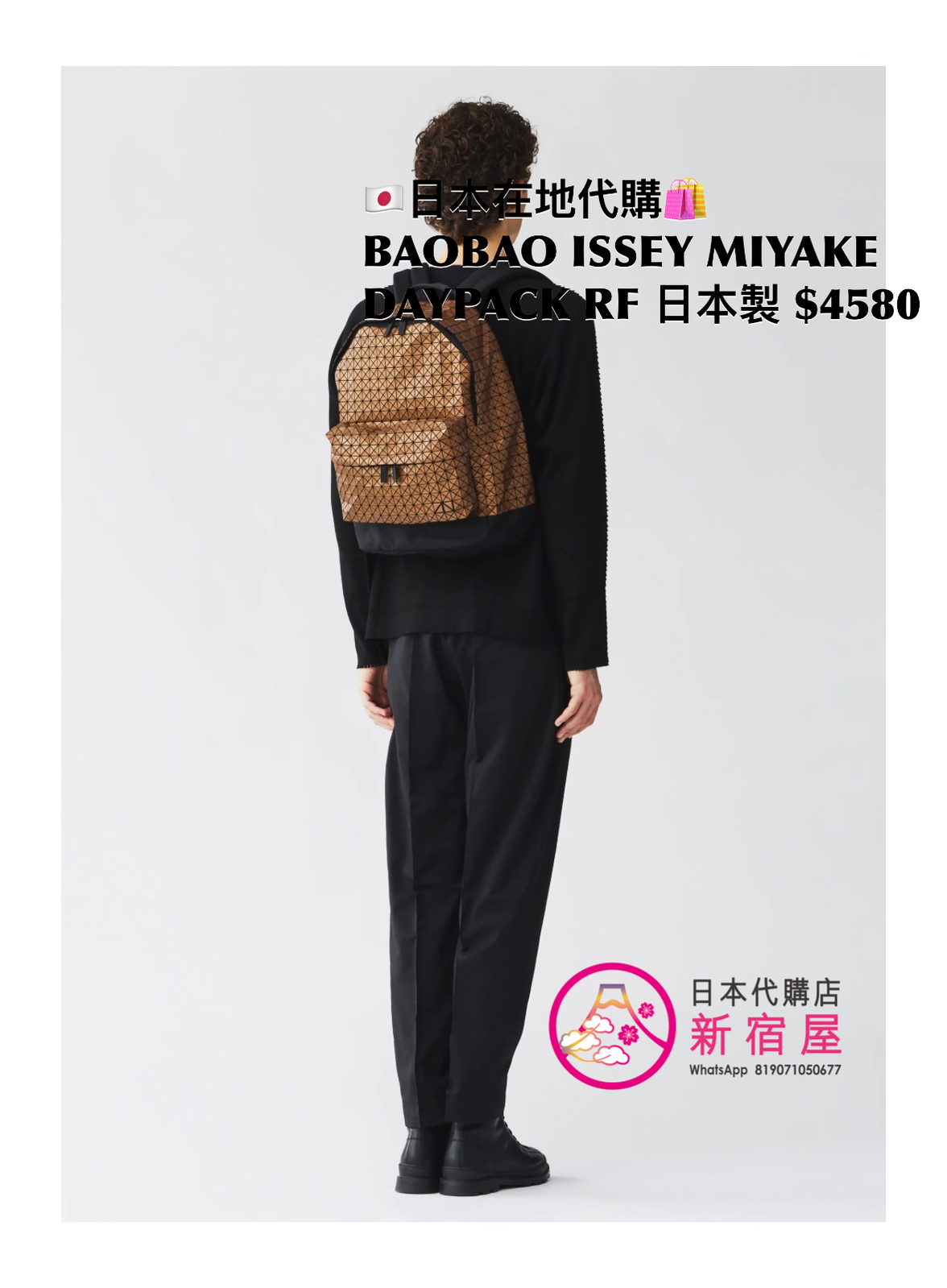 BAOBAO ISSEY MIYAKE DAYPACK REFLECTOR 