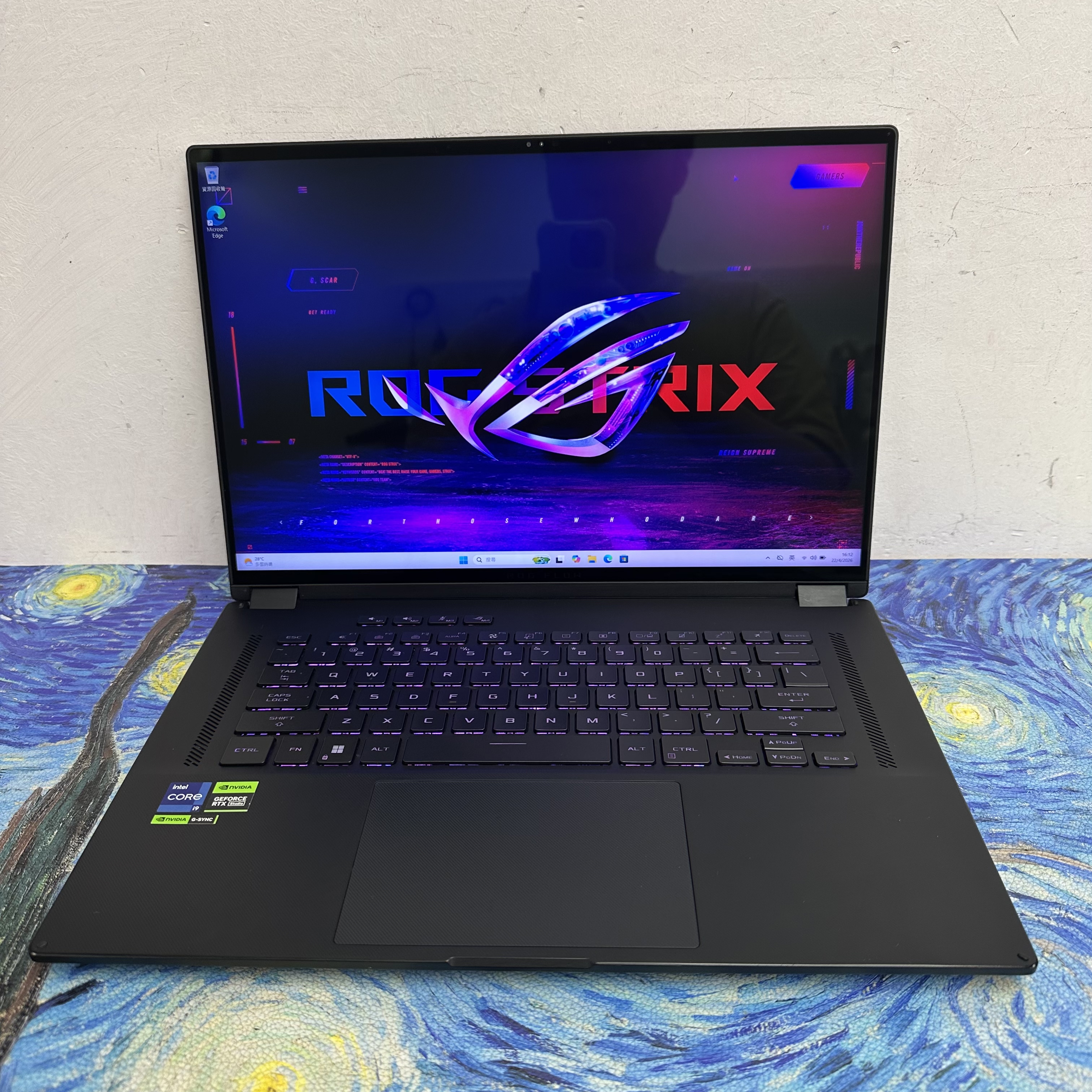 （頂級360度Touch Mon 16寸RTX4060華碩ROG Flow🔥Gaming Laptop )ASUS ROG i9-13900H/32GB Ram/1TB SSD/RTX 4060獨立顯示卡/2.5K 240Hz 16寸 Mon/ GamingLaptop / Notebook / PC / YouTube / Movie / Gaming Notebook / Gaming PC / 