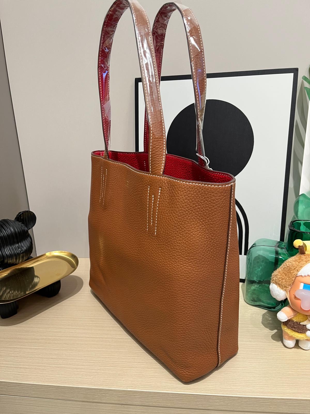 Hermes double sens 28, Stamp C，金棕TC粒粒牛皮 100%Authentic,98%new✅Dust bag ✅box