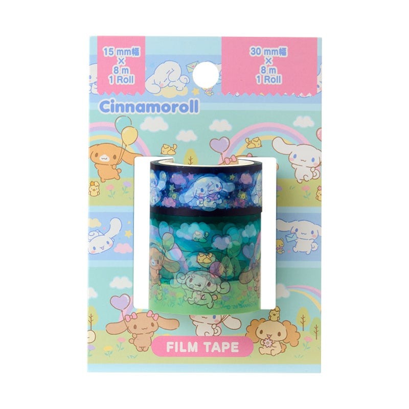 現貨｜【一套兩卷】Sanrio Cinnamoroll 玉桂狗 日版 透明膠帶 Film Tape (58597-1)