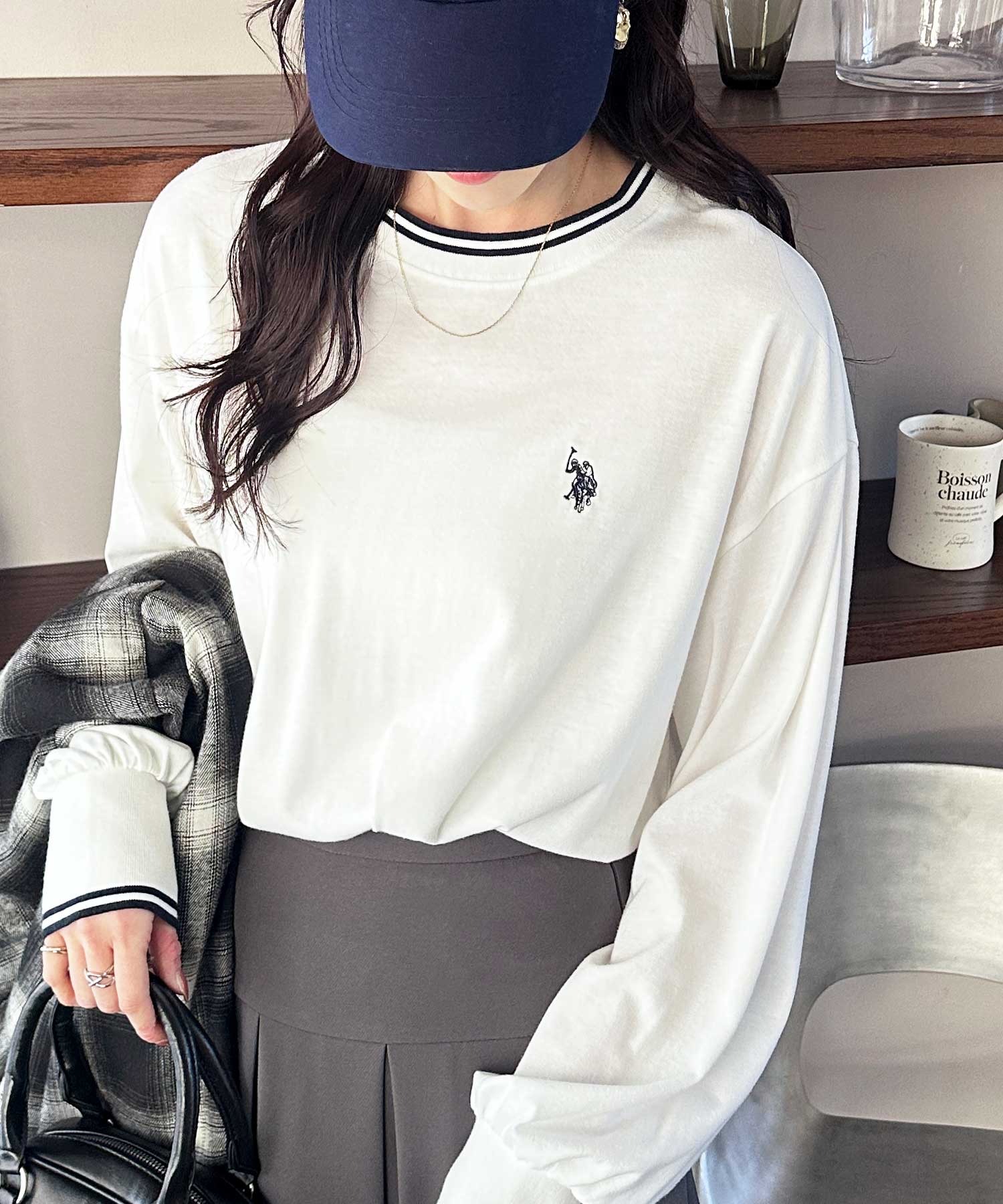 日本直送 限時特價優惠中  U.S. POLO ASSN. LOGO 刺繡 長袖 四色