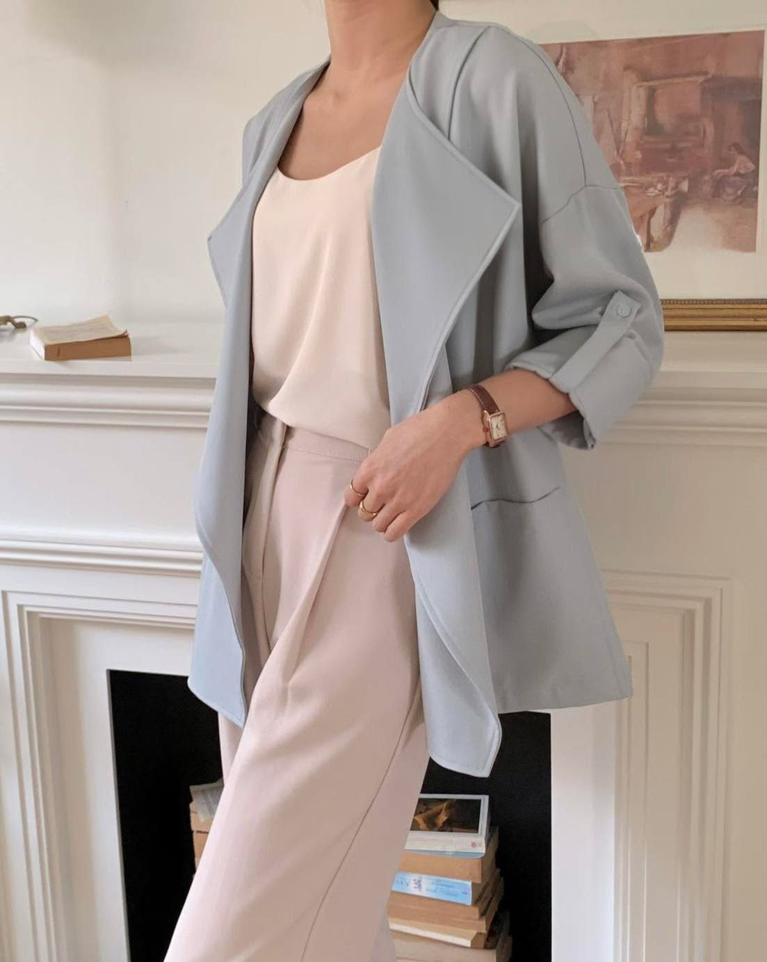 超高質得雪紡西裝褸