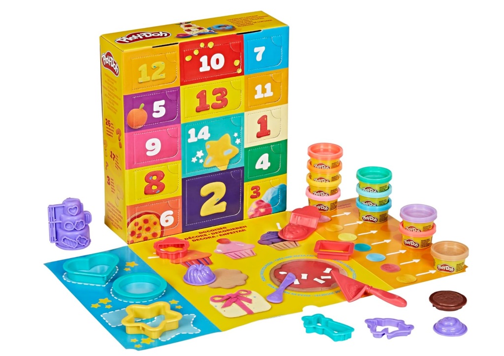 Play-Doh 培樂多 -14天 倒數日曆泥膠及配件玩具 (適合 3 歲以上的兒童) 