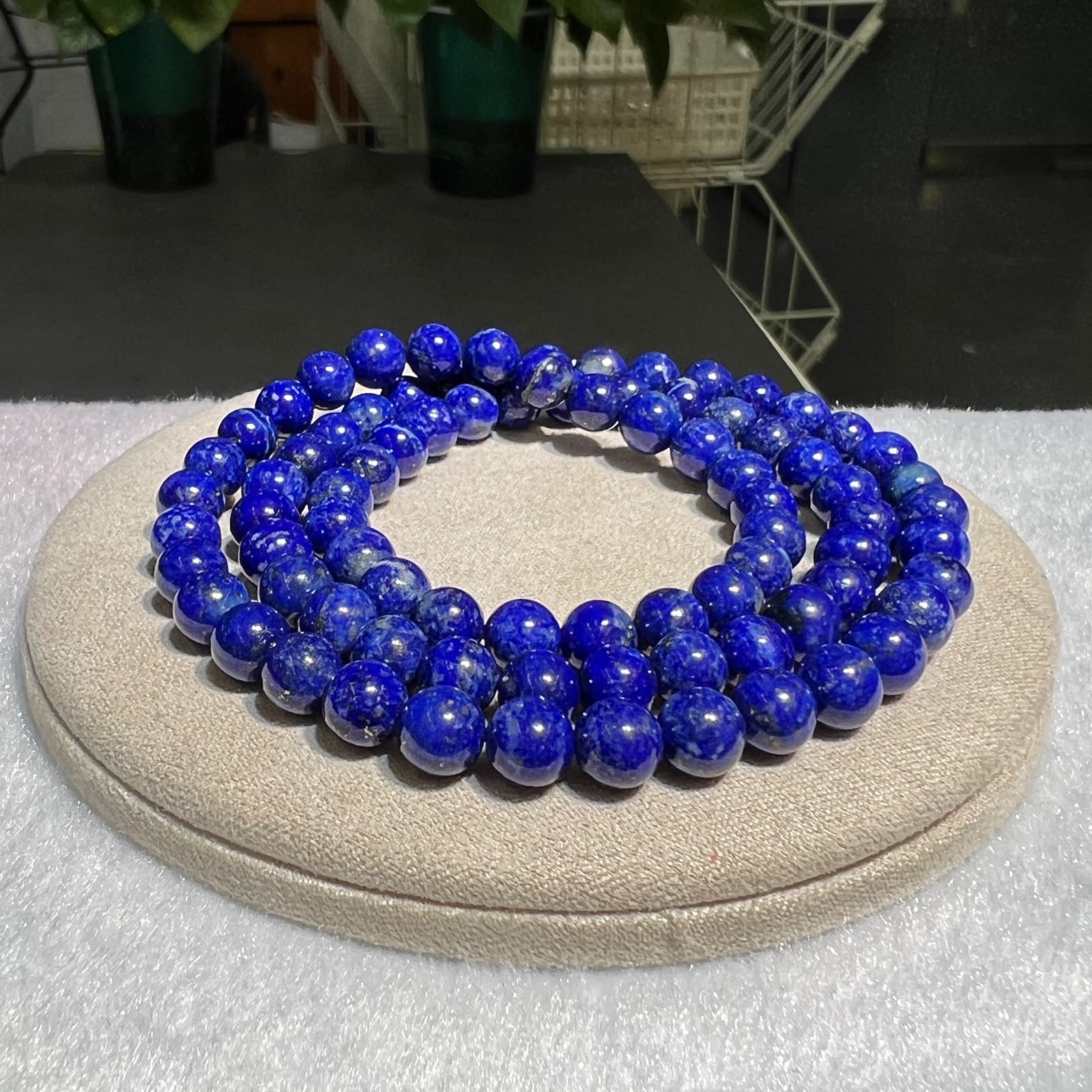 青金石多圈 6.5mm+/- #CA0071