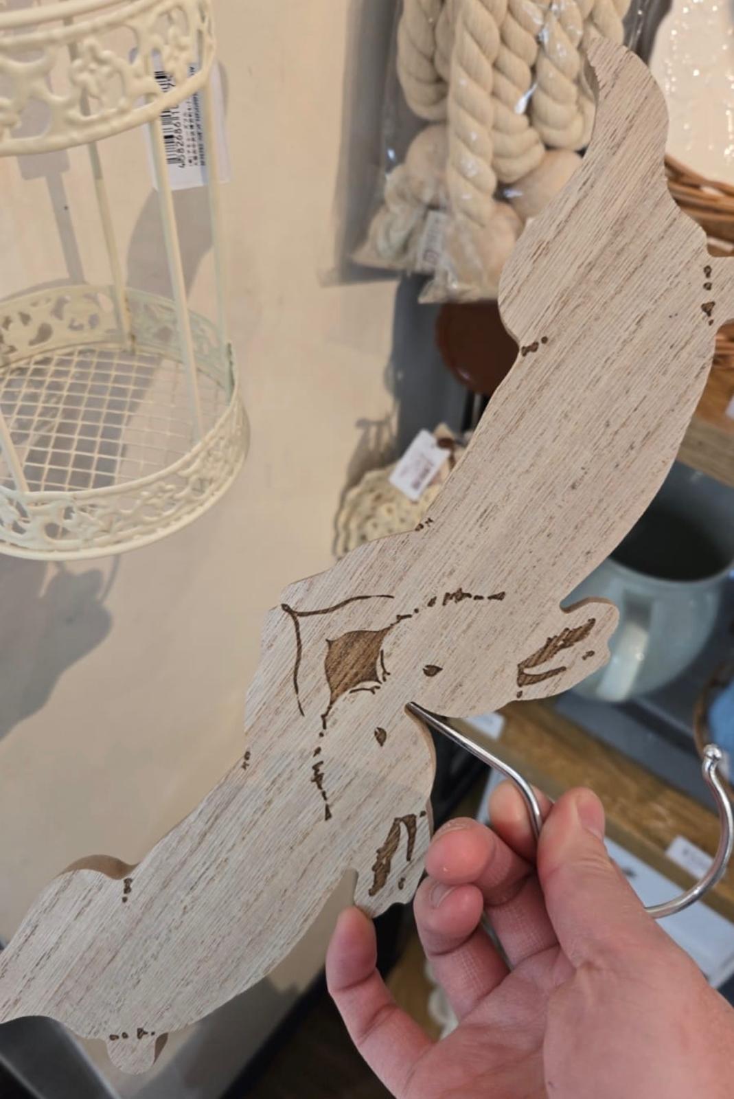 兔仔 造型 木衣架