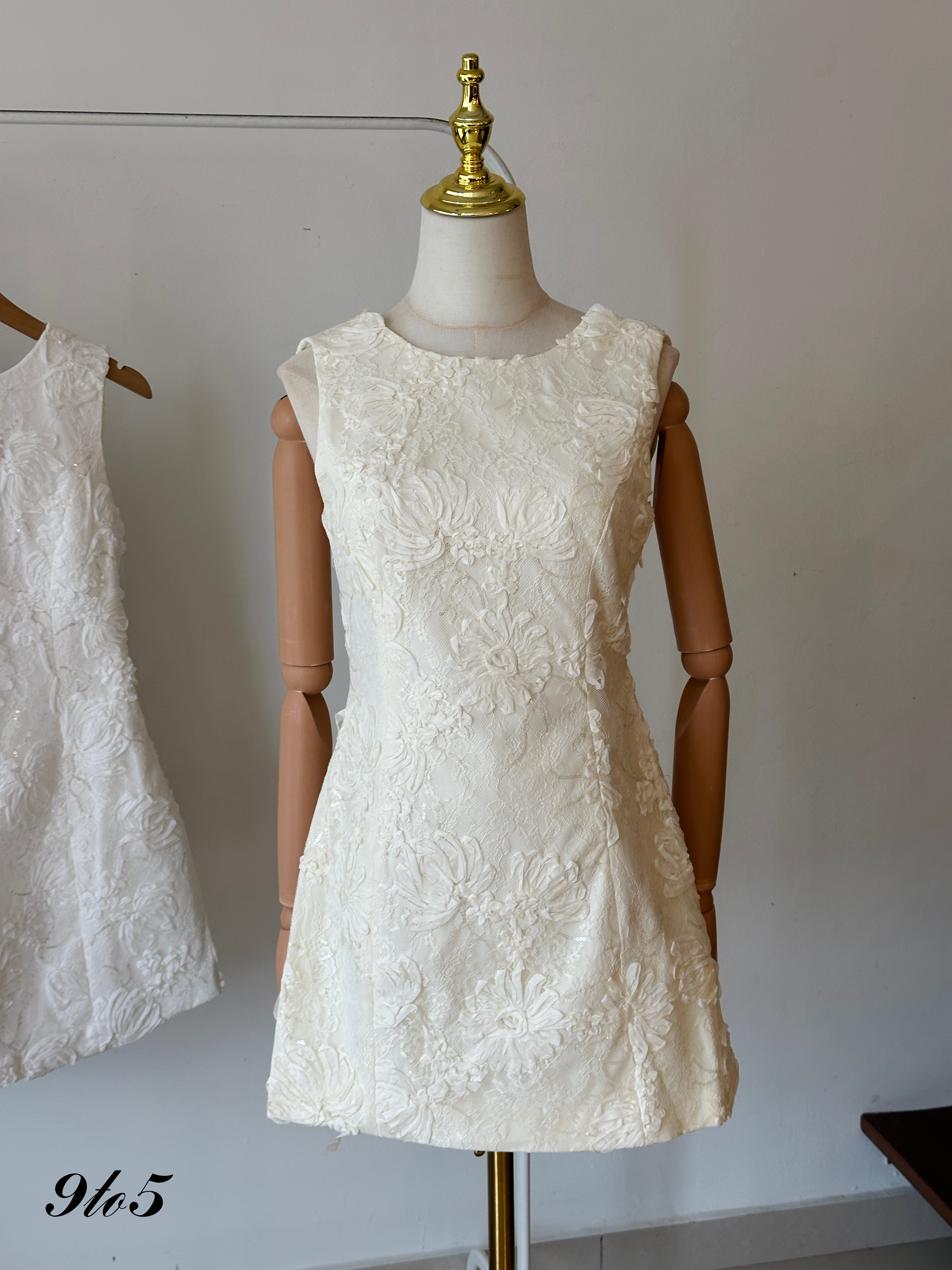 D2315 Sleeveless Floral Dress - 3 Colors