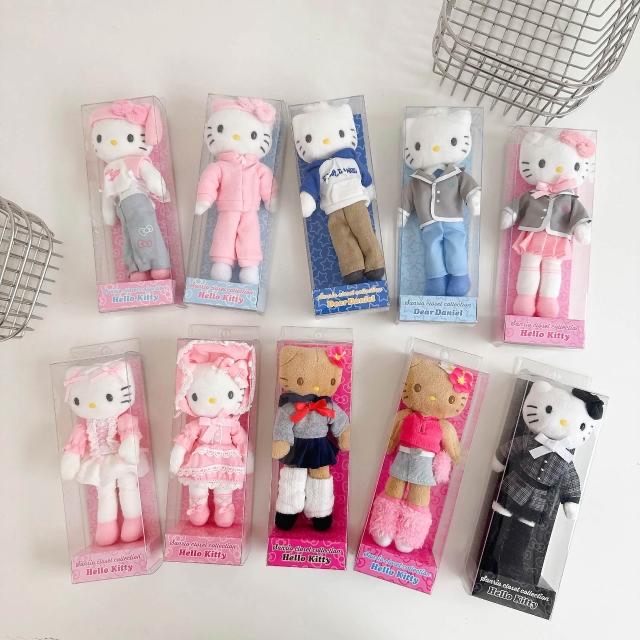 【優惠】全套貨- Sanrio 長腿 kitty 公仔匙扣（ y2k 系列）