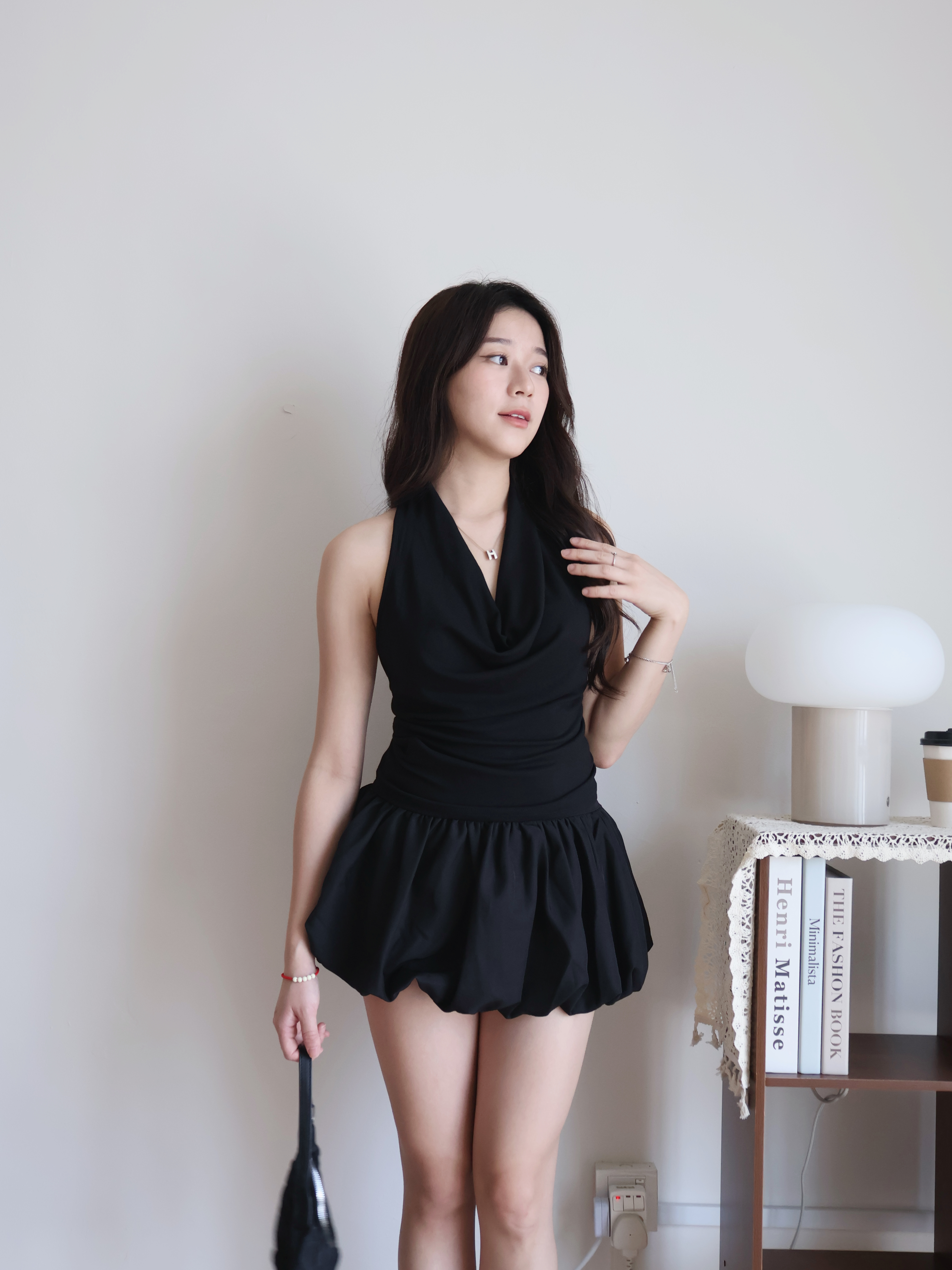 Millie Halter Top | Black