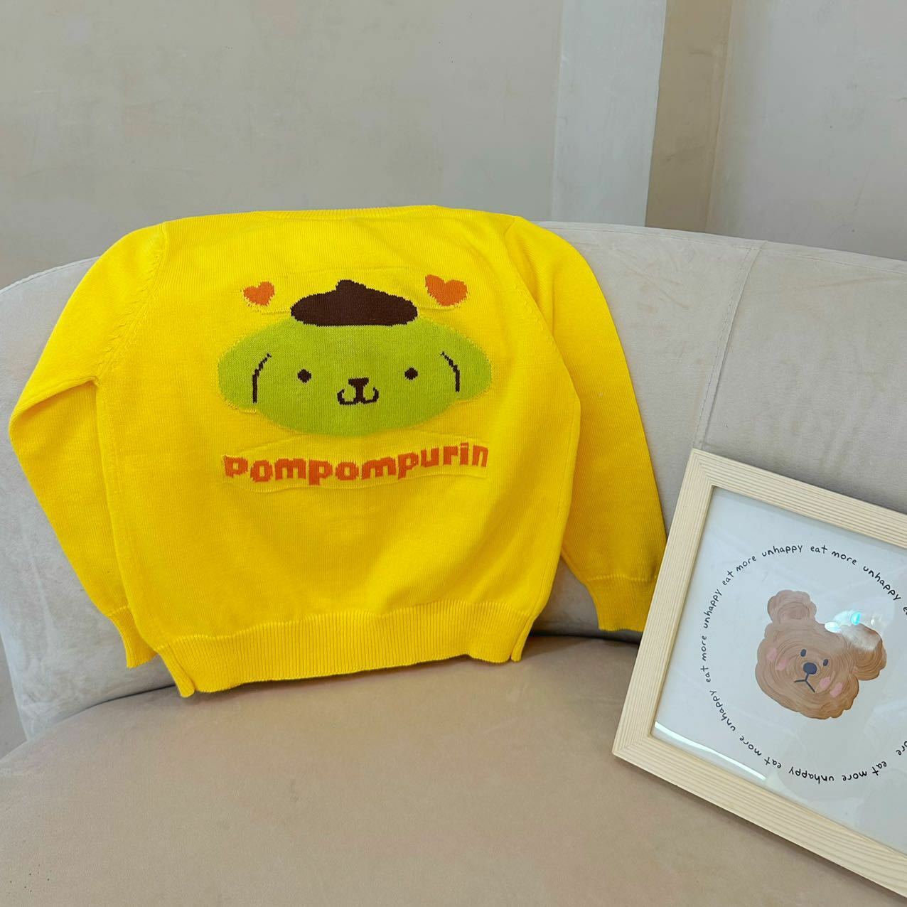 Sanrio 卡通刺繡針織冷衫 -1件 - 1