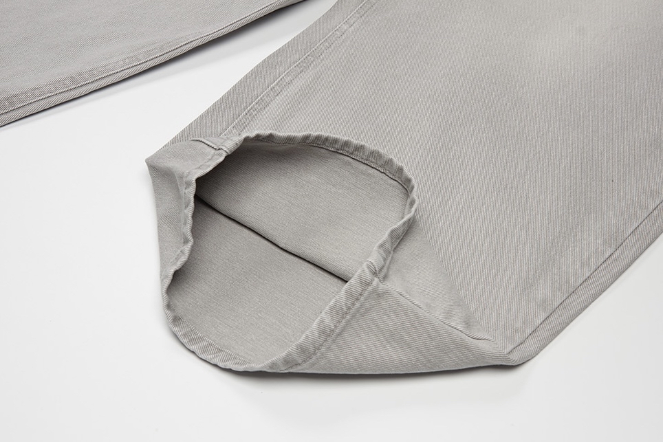 Mega Wide Backstrap Denim Pants 