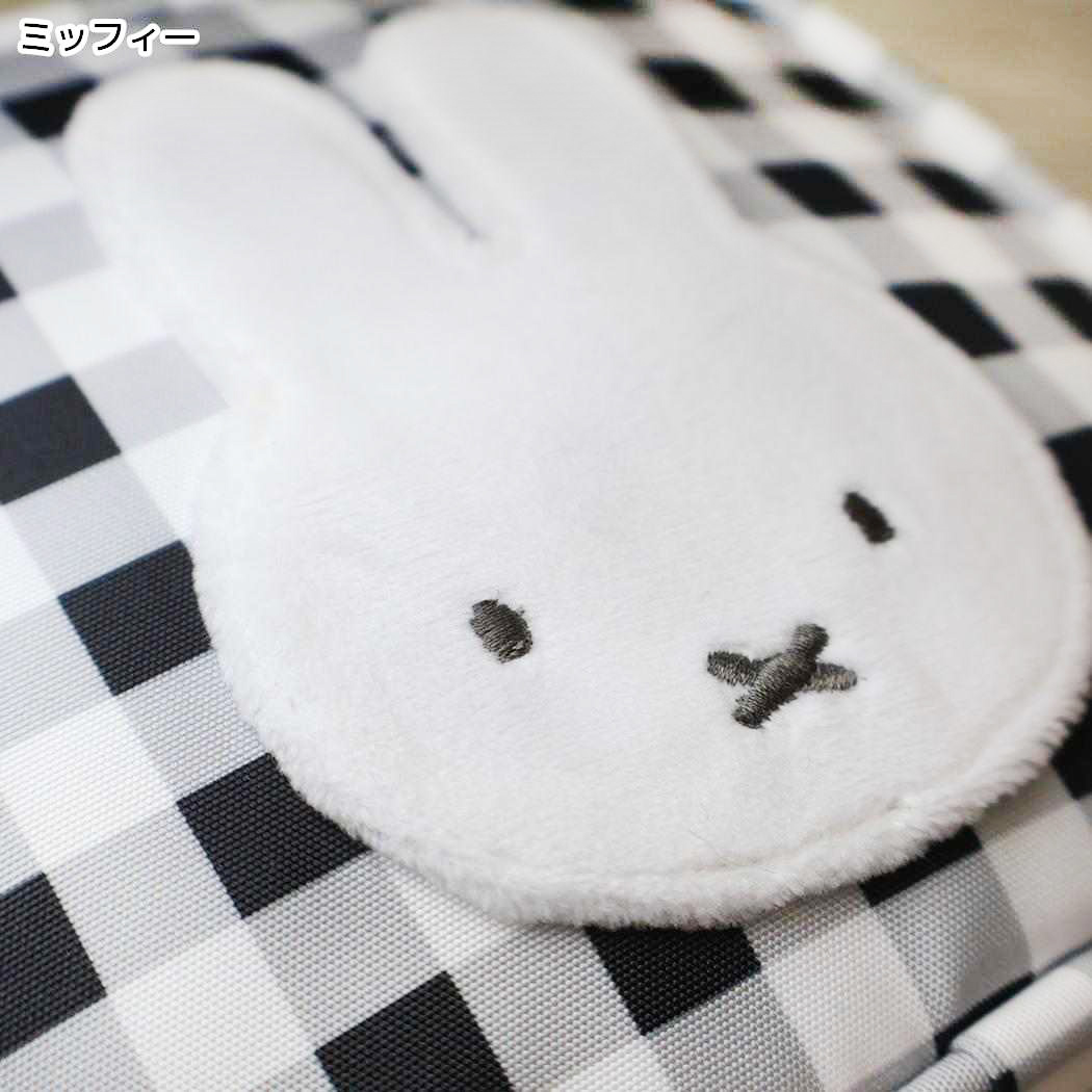 現貨｜Miffy BRUNA CHECK 日版 化妝包 (MIFF-279B Black)