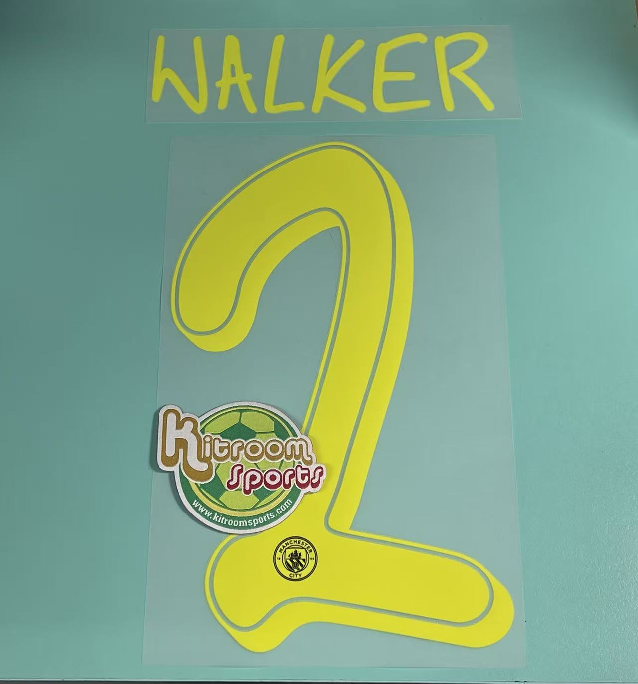 2024-25 Manchester City Away UCL Nameset #2 WALKER