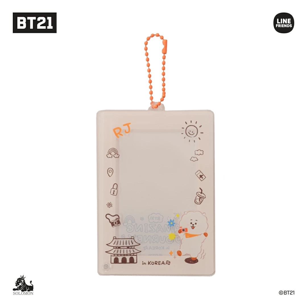 📦訂購 日本限定 Line Friends BT21 ACRYLIC PHOTO CARD HOLDER 照片鎖匙扣