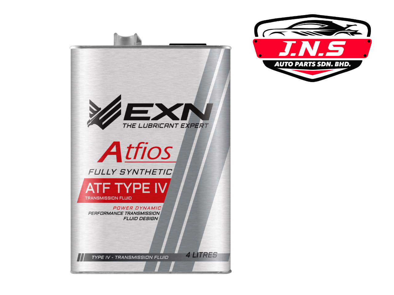EXN Atfios Fully Synthetic ATF Type IV Automatic Transmission Fluid 4L