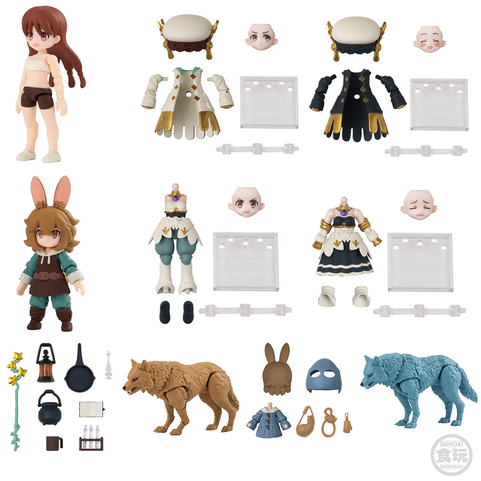 (預訂訂金 $100) (總價 $371) Bandai Link Travelers 繽紛奇幻世界 SIDE:C 食玩 (原盒10個) (行版) 