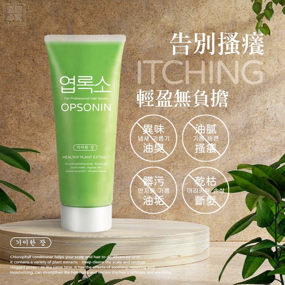*韓國髮廊級 葉綠素草本頭皮SPA調理霜*