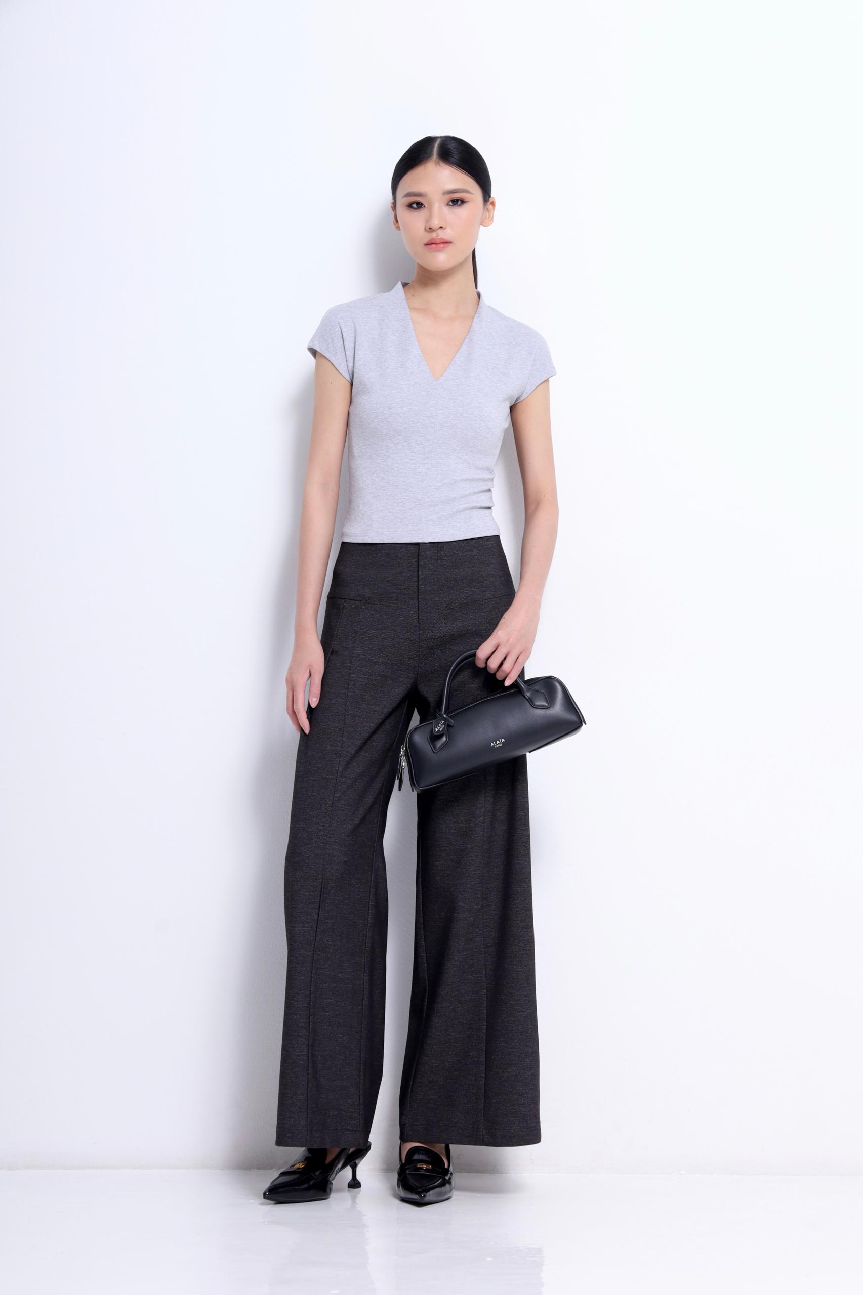 CB2718 V NECKFIT SHORT SLLV TEE TOP