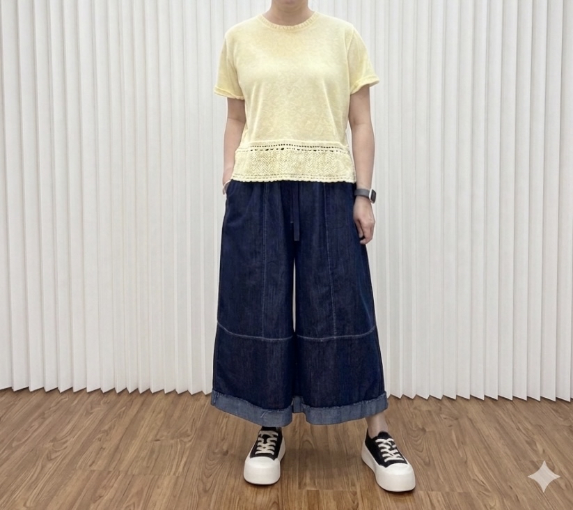 牛仔闊褲 M633 417023269