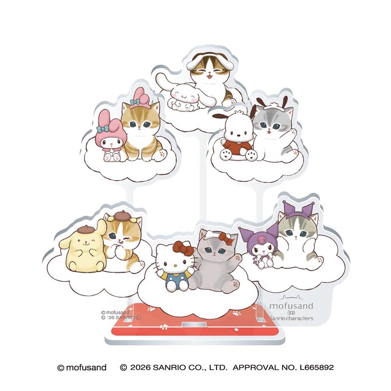 🎀【預訂】Sanrio x Mofusand 立牌
