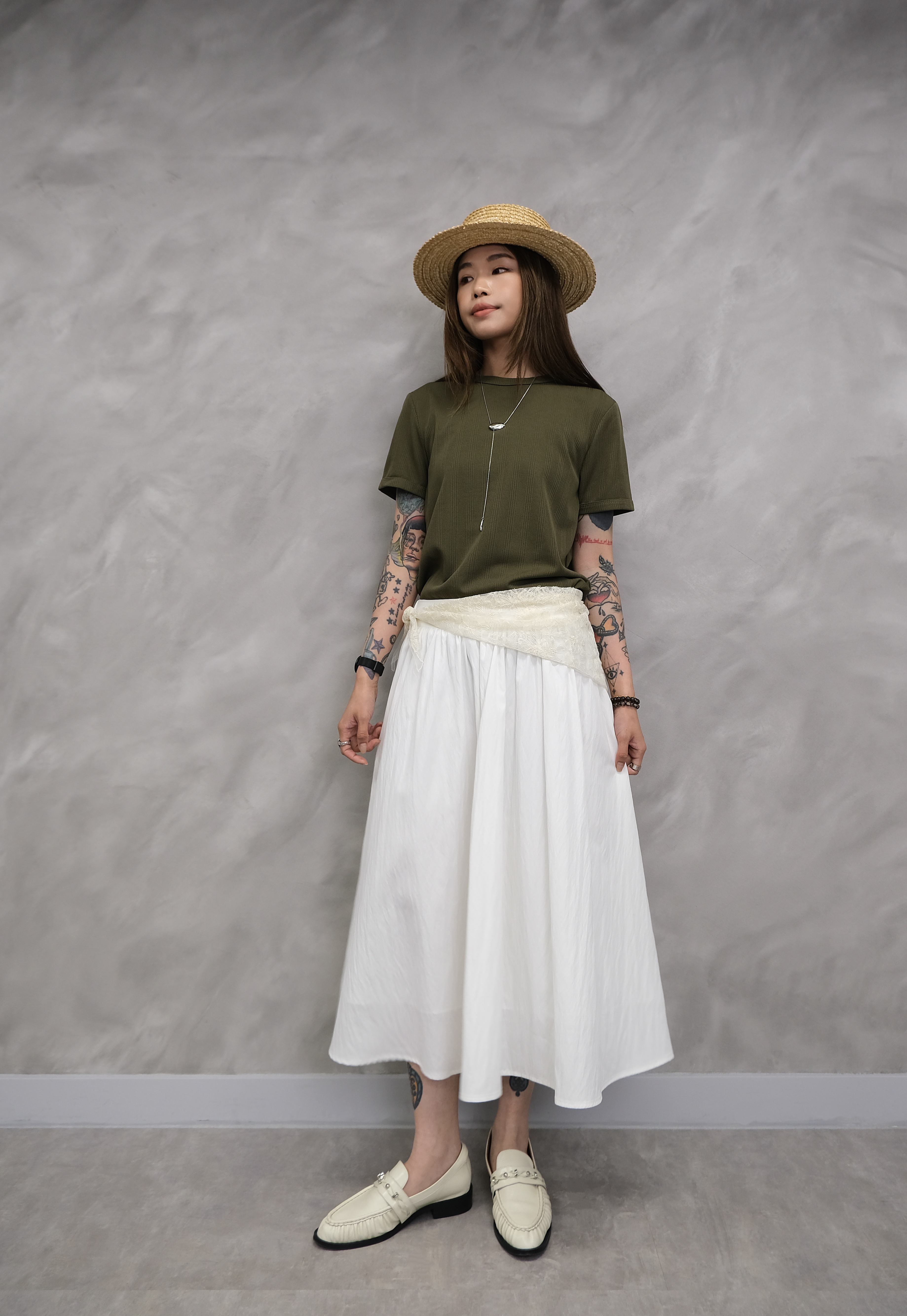 Basic full skirt #sk46