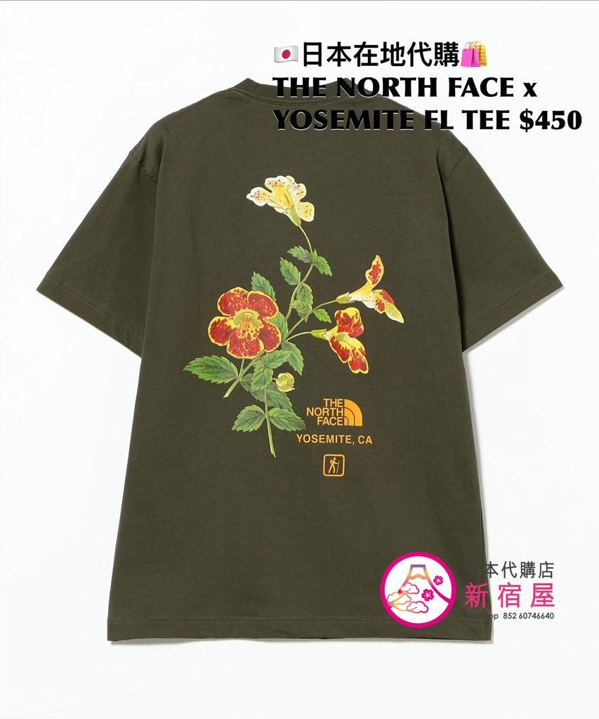 THE NORTH FACE x YOSEMITE FLOWER T-SHIRT