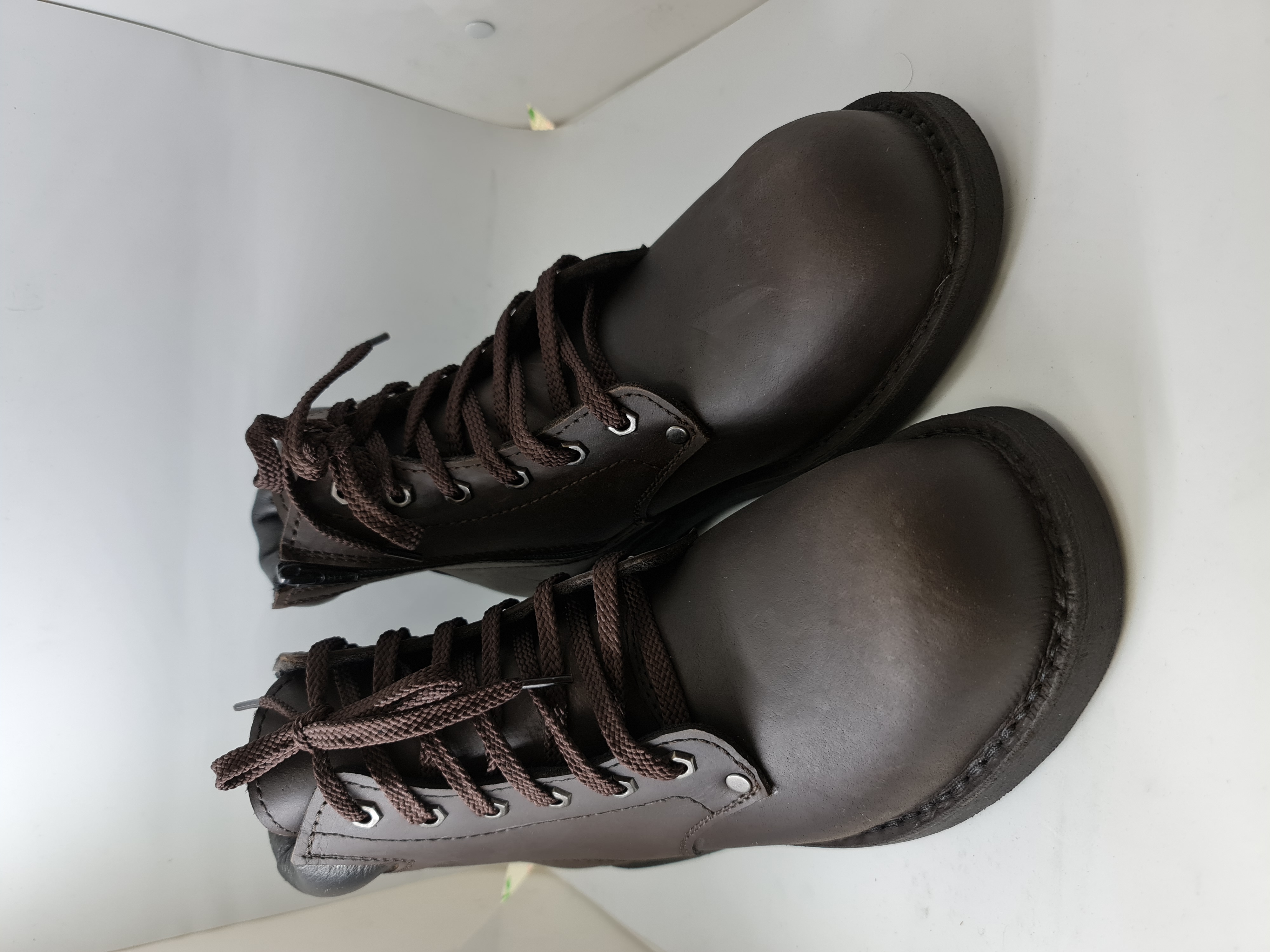 RYDER SAFETY SHOES MIDCUT -ZIP 59216 SAFETY BOOT Leather Kasut Keselamatan
