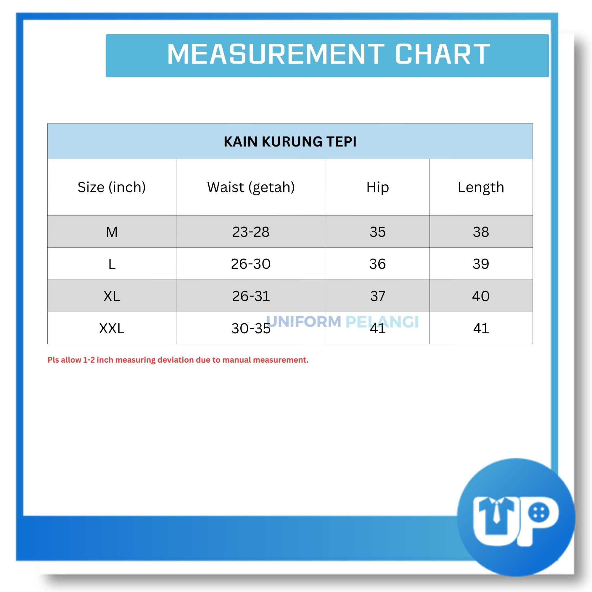 Falcon Kain Susun Tepi Sekolah Kelabu / Grey Half Getah Viscose Cotton Original Uniform Sekolah