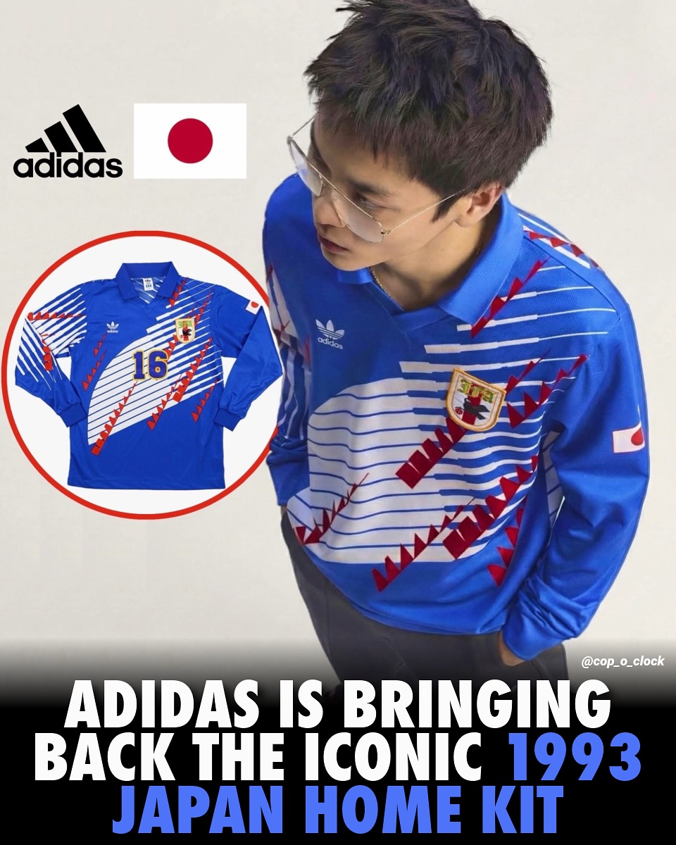 早鳥預訂優惠 Adidas Japan 日本國家隊 1993 主場球衣 Reissue (可加印字)