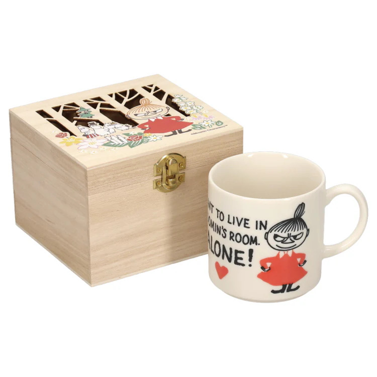 Moomin-白色阿美杯連木盒 350ml（MM16002-11H）