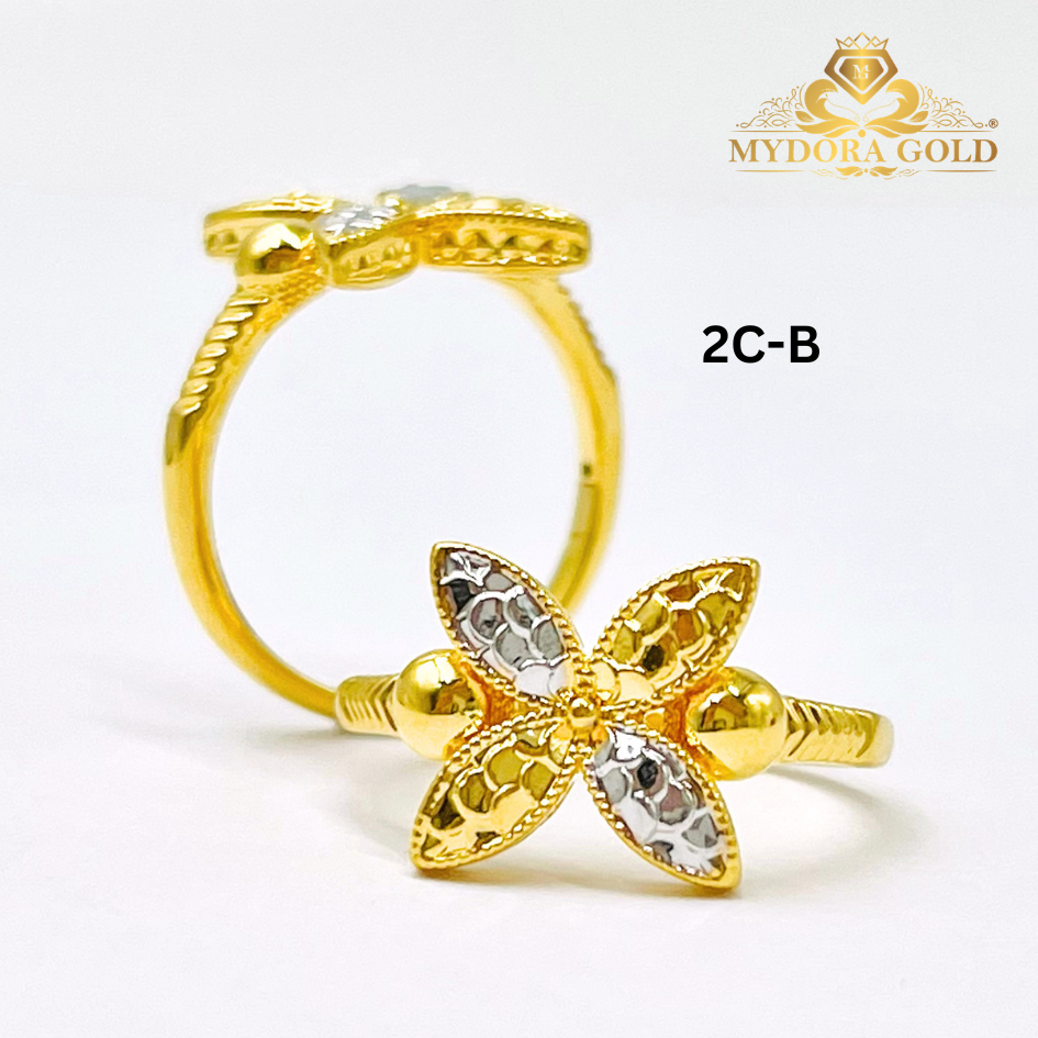 MYDORA Cincin Bunga Marissa (5G) l EMAS 916/22K