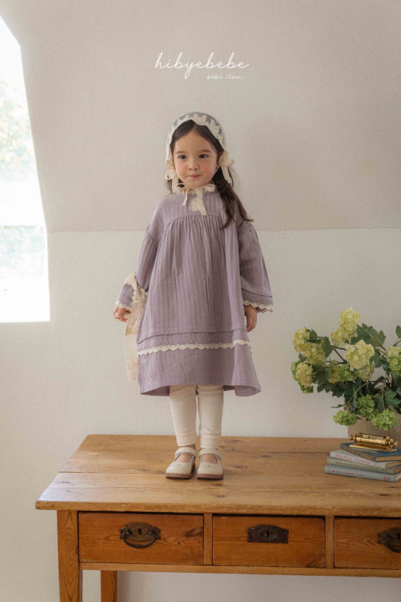 Hibyebebe | leggings (Ivory L90-100)