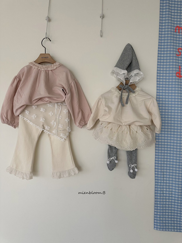 🇰🇷mienbloomb cape/apron/bonnet