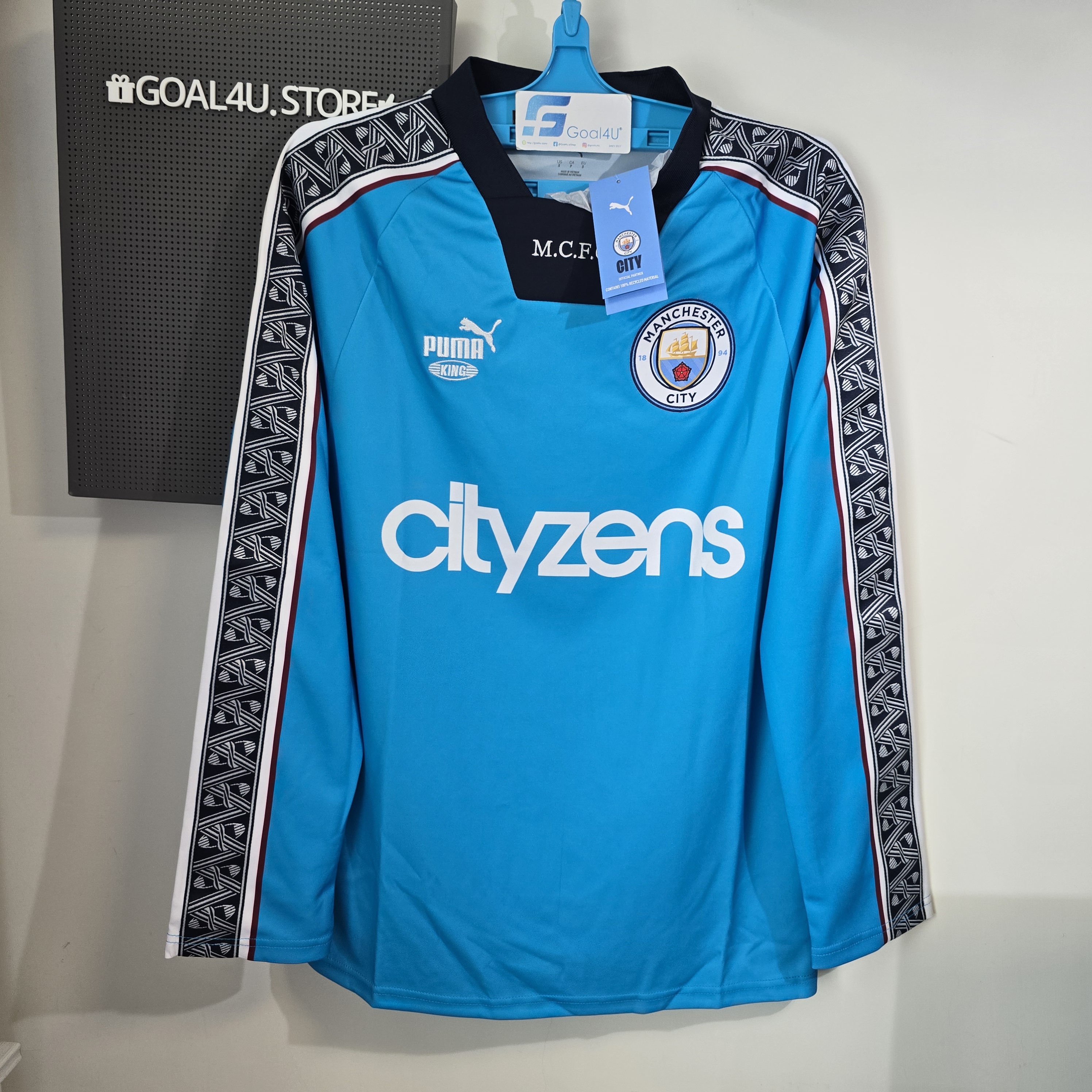 Puma King Manchester City 曼城長袖復古球衣 786294