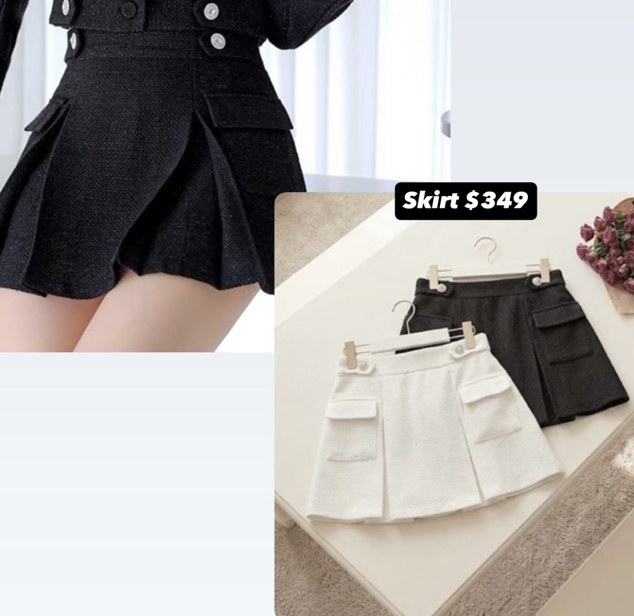 Skirt🇰🇷🇰🇷韓國連線 19/10🔥🔥14529#ff4549