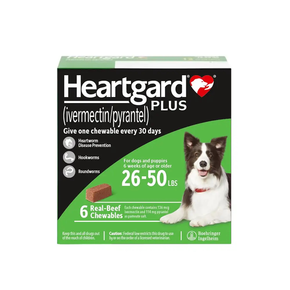 Heartgard Plus預防心絲蟲咀嚼配方