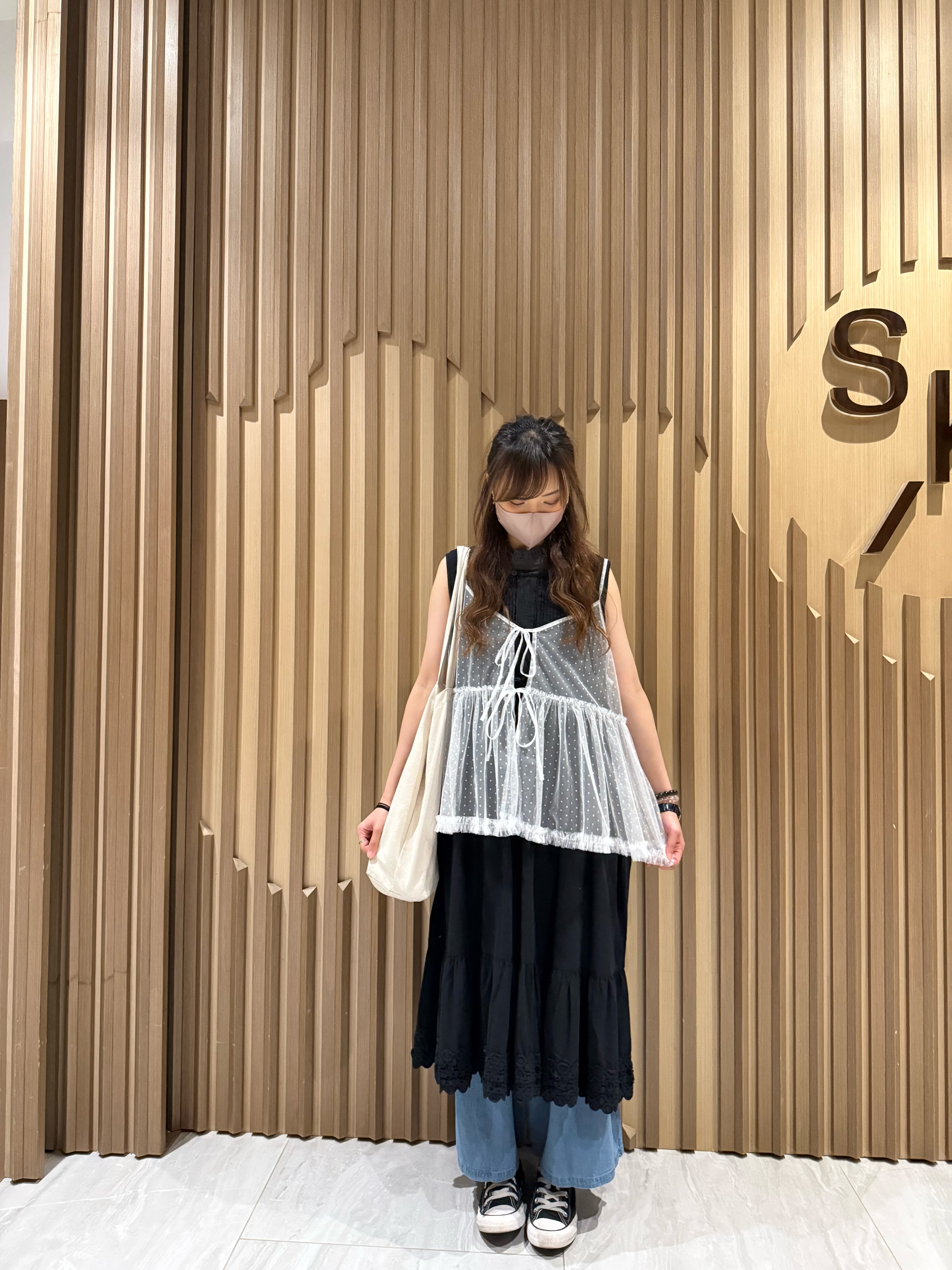 波點紗紗綁帶𝐨𝐮𝐭𝐞𝐫