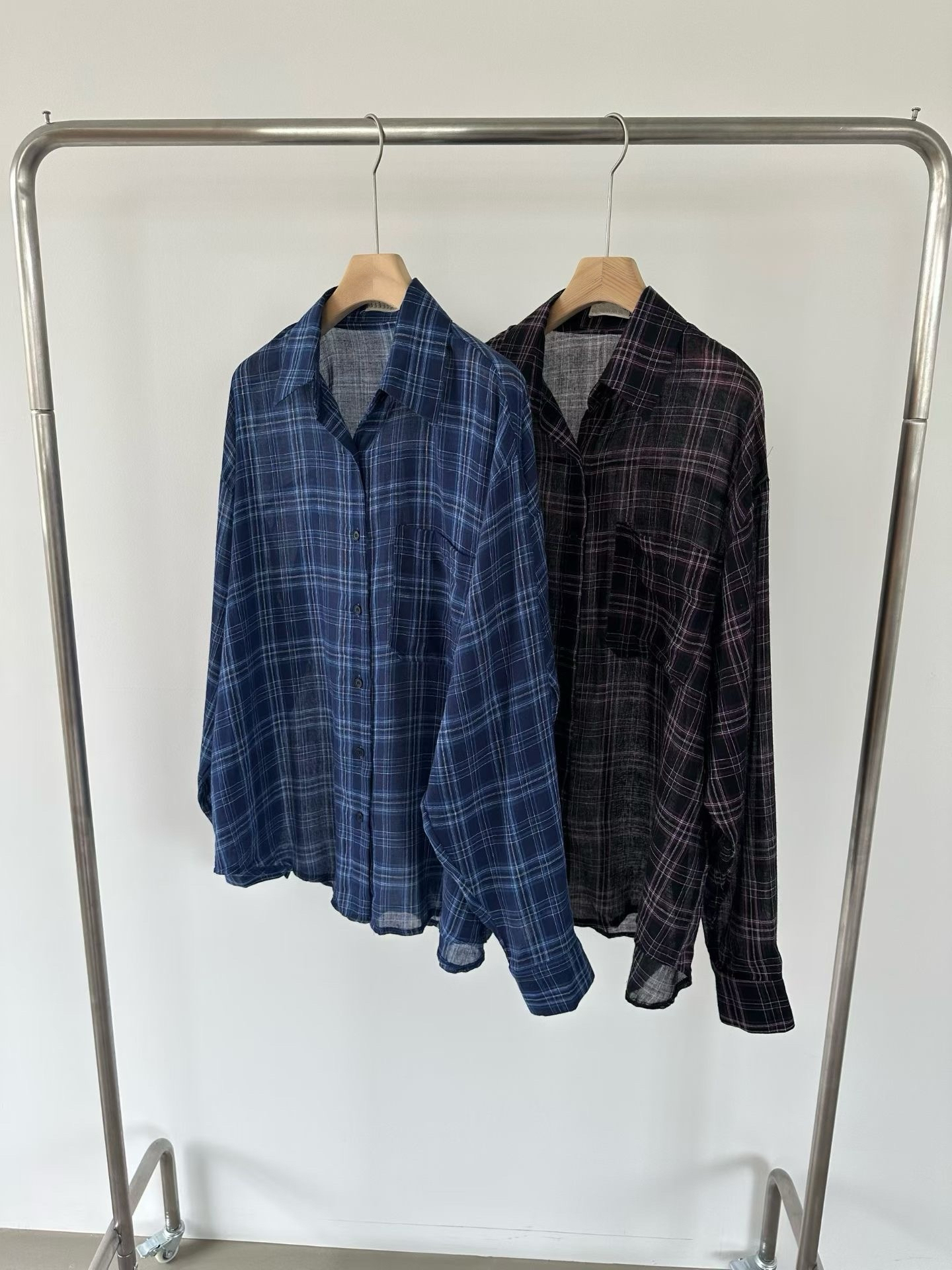 (預購優惠）Plaid pattern shirt #sh37