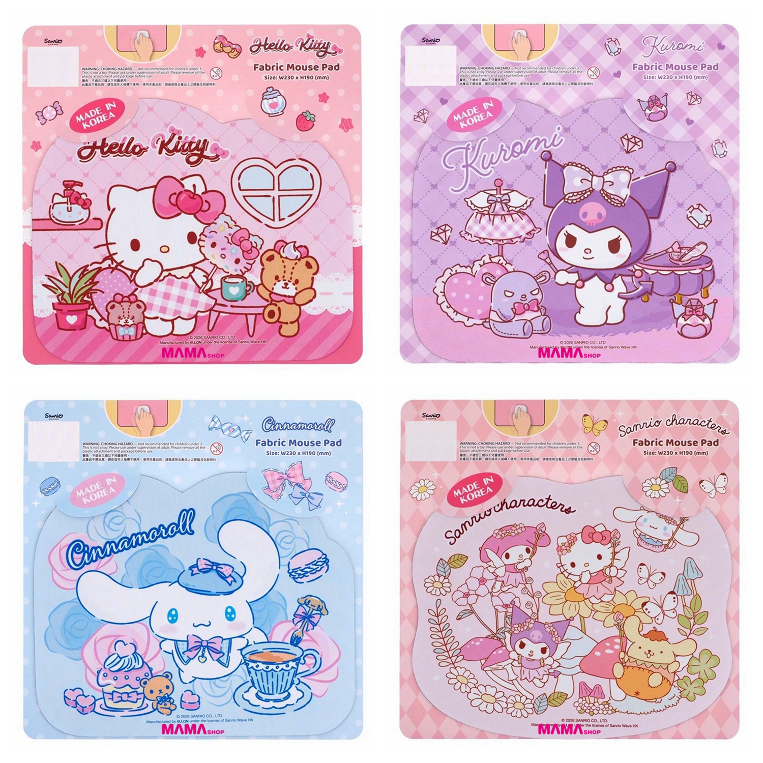 Sanrio 滑鼠墊