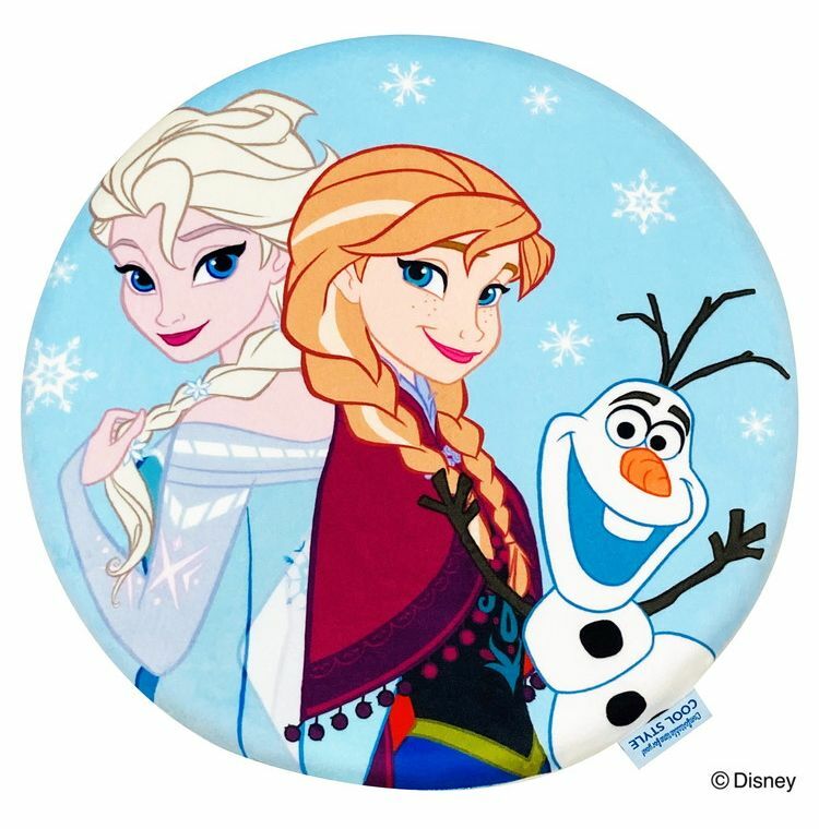 [現貨] [日本直送] FROZEN  ｜ ANNA ELSA ｜ 座墊 ｜ 直徑 40cm  {TF2412004}