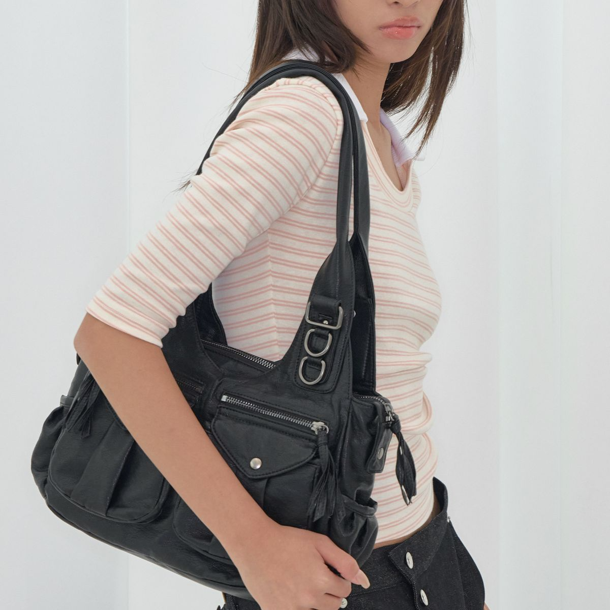 [FANCY CLUB] RANMA HOBO BAG (3款)